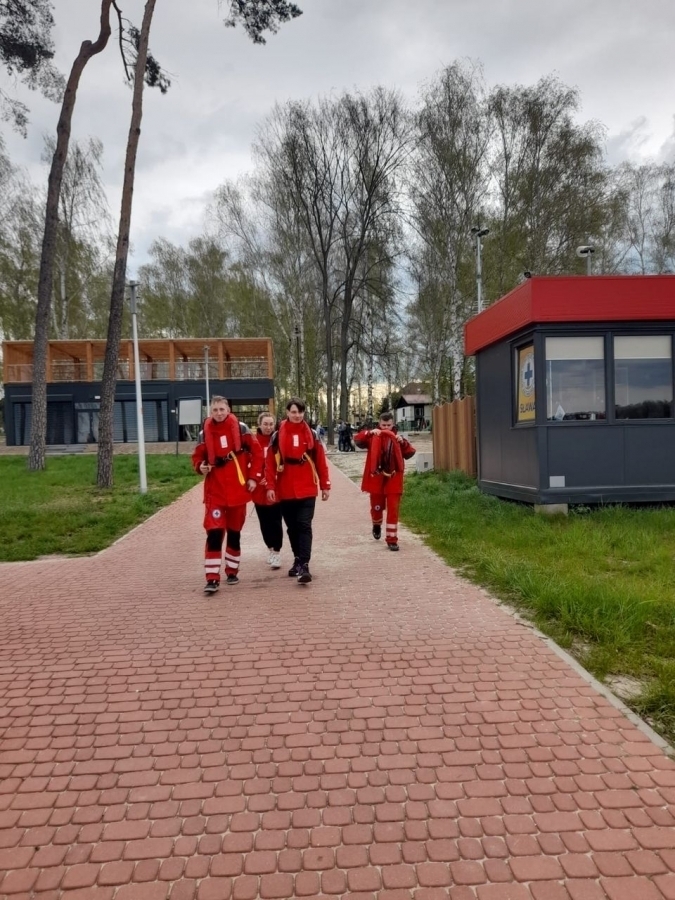 Dbająo bezpieczeństwo na Jeziorze Sławskim - WOPR Sława rozpocząłsezon FOTO