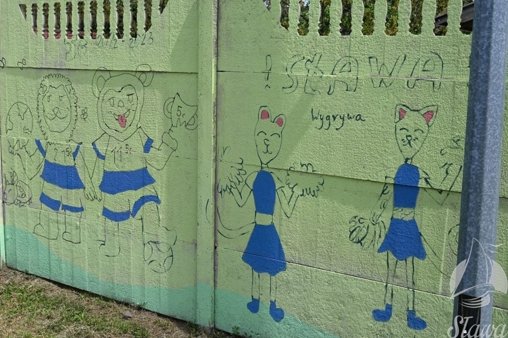 Street art w Sławie