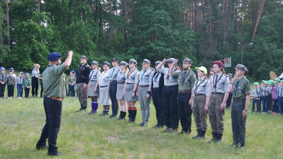 Harcerze zorganizowali biwak z okazji Święta Hufca ZHP Wschowa FOTO