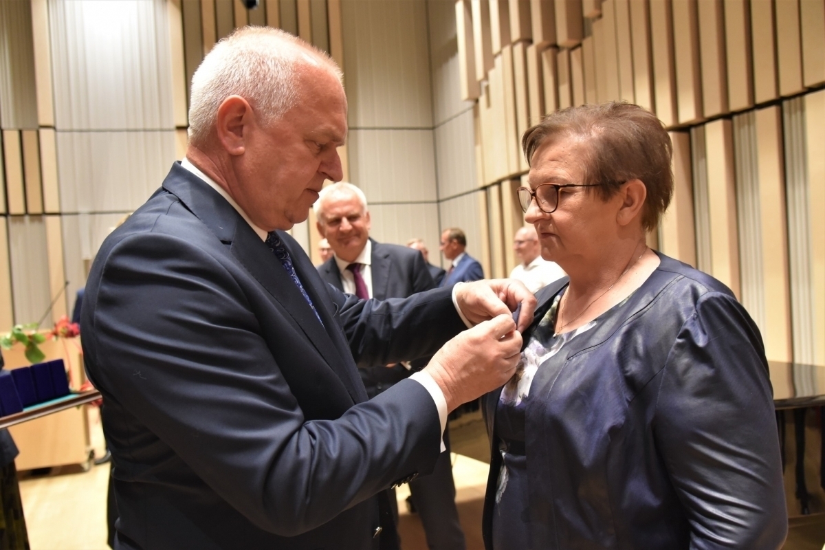 Burmistrz Sławy odznaczony