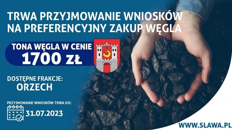 Gmina Sława prowadzi sprzedaż węgla