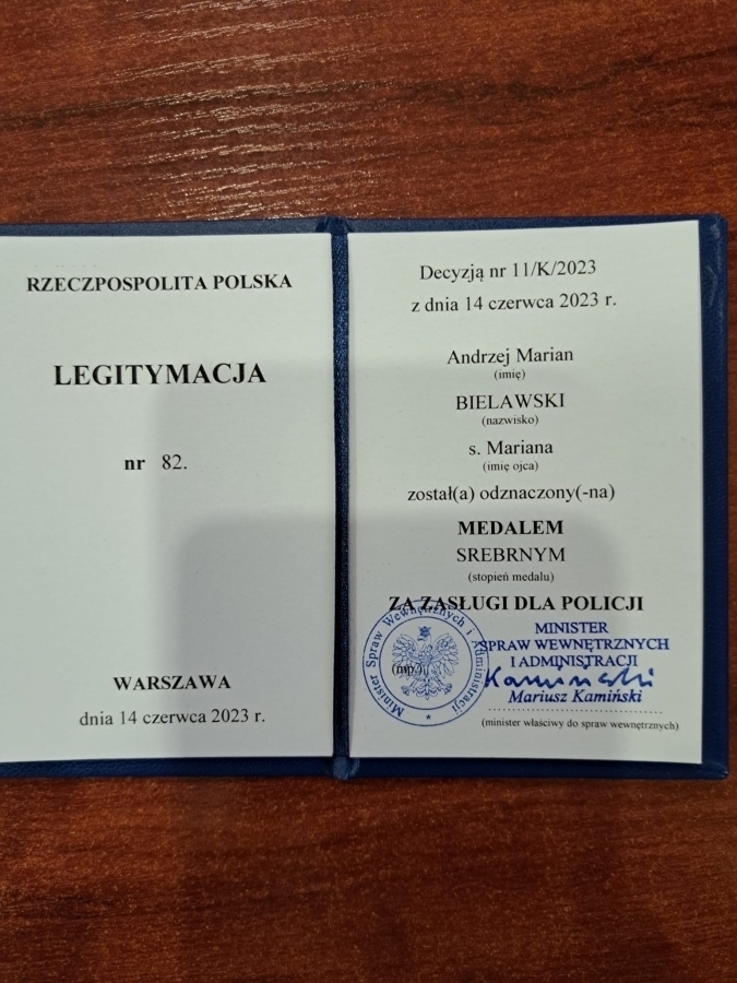 W Gorzowie Wlkp. odbyły się wojewódzkie obchody Święta Policji. Wśród odznaczonych Starosta Wschowski