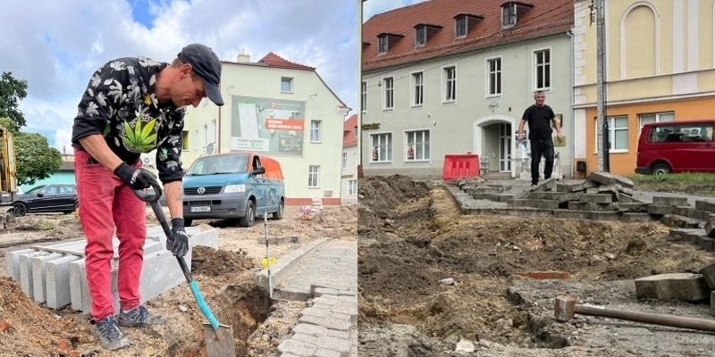 Stary pawilon handlowy zniknął z krajobrazu Wschowy. Postępuje kolejny etap prac FOTO