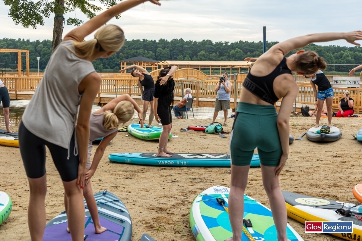 Aktywna Wschowa zorganizowała SUP CHALLENGE w Lginiu FOTO