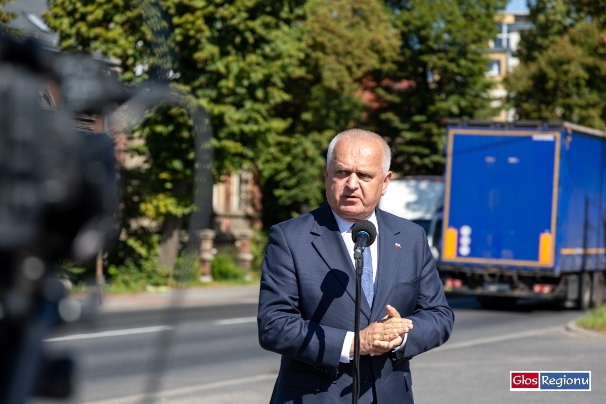 Obwodnica Wschowy i Dębowej Łęki konferencja polityków PiS VIDEO