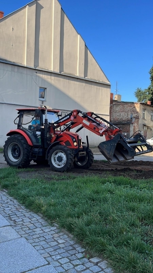 Wschowa. Powstaje zielona strefa odpoczynku w centrum FOTO