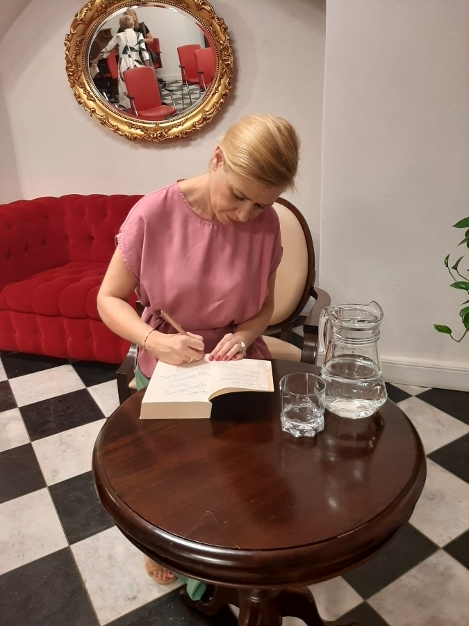 Spotkanie z Barbarą Wysoczańską w Bibliotece Publicznej we Wschowie