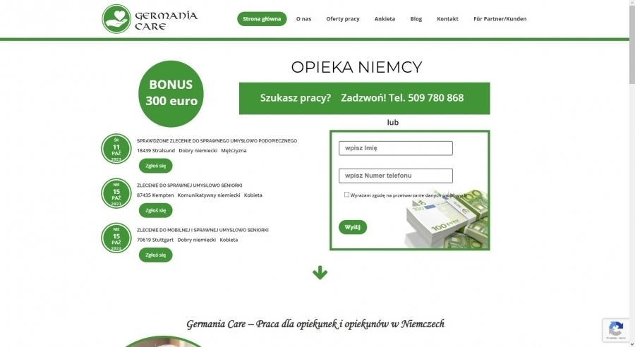 Porównanie pracy w charakterze opiekunki osób starszych między Niemcami a innymi krajami europejskimi