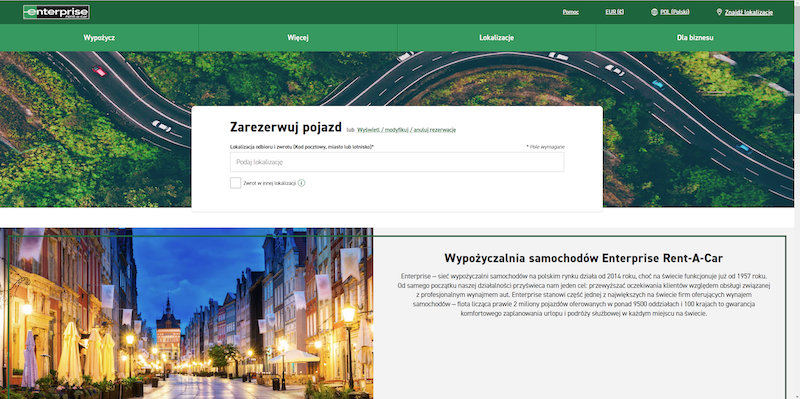 Czy mogę zwrócić wynajęty samochód w innym miejscu niż wynajęcie