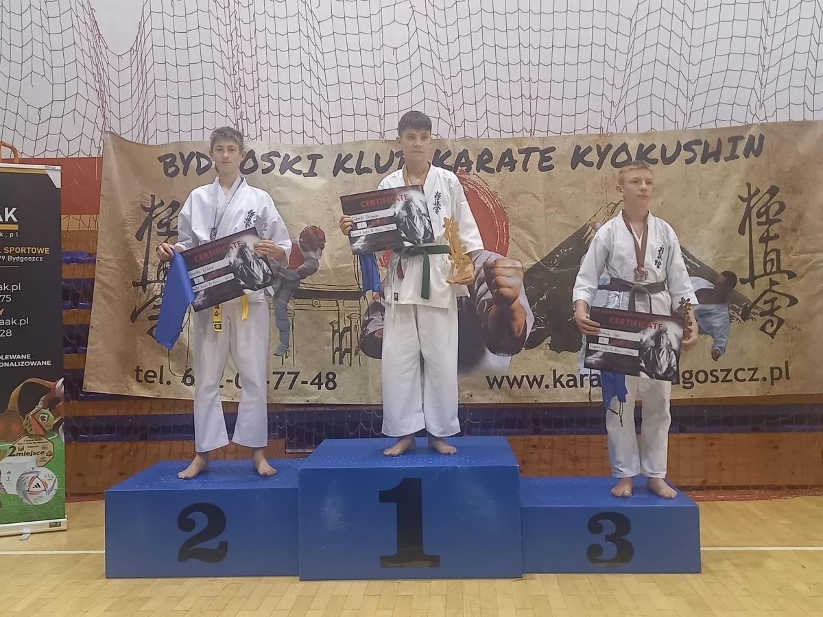 Młody mieszkaniec gminy Sława zdobył srebro na międzynarodowym turnieju karate
