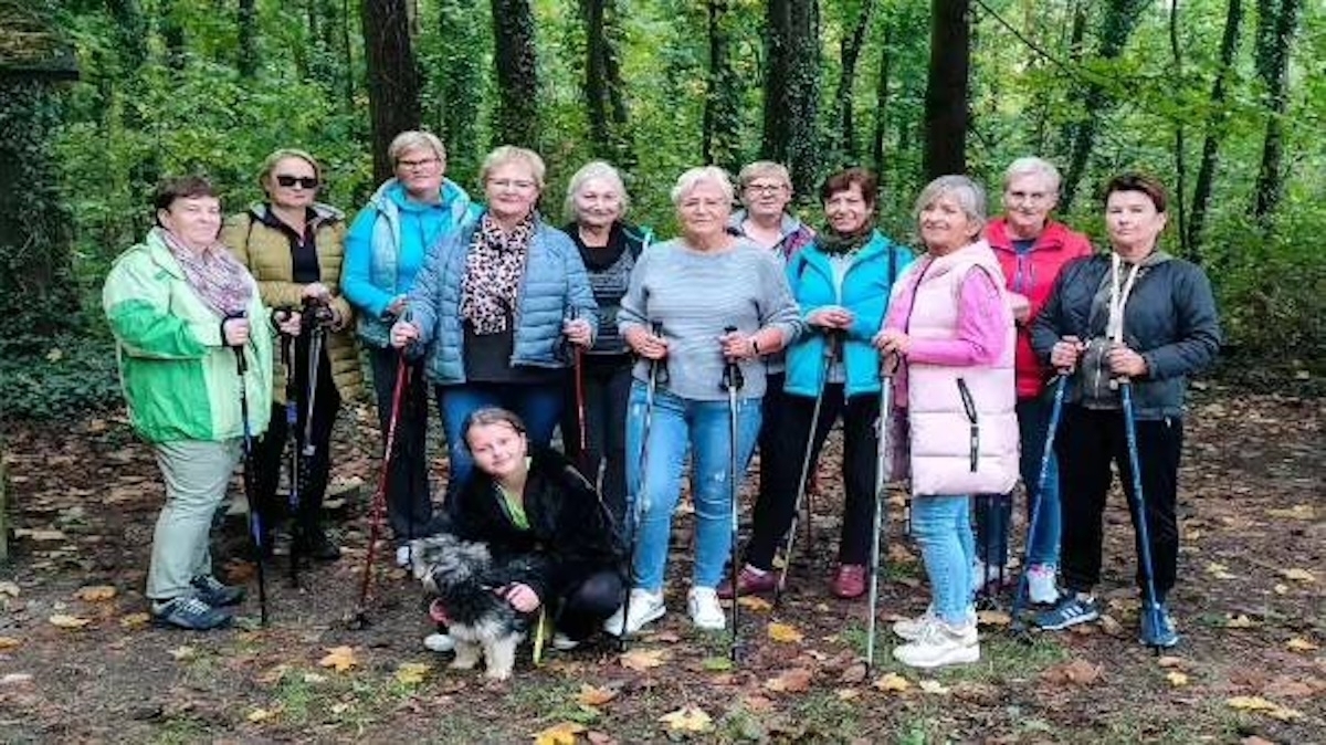 Seniorzy od września spacerowali z kijkami. Piękny wspólny czas ZDJĘCIA