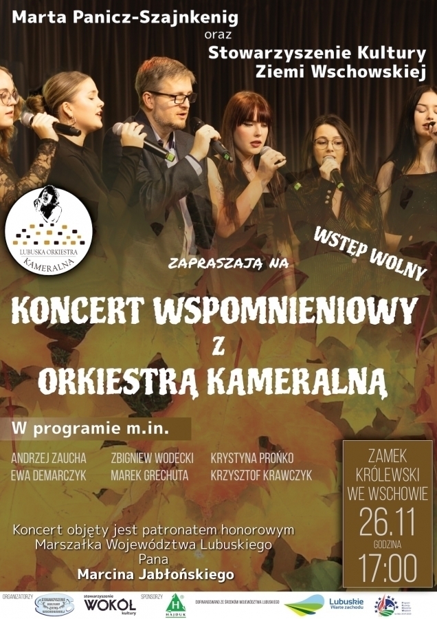 Wystąpi aż30 artystów. Koncert Wspomnieniowy z LubuskąOrkiestrąKameralną