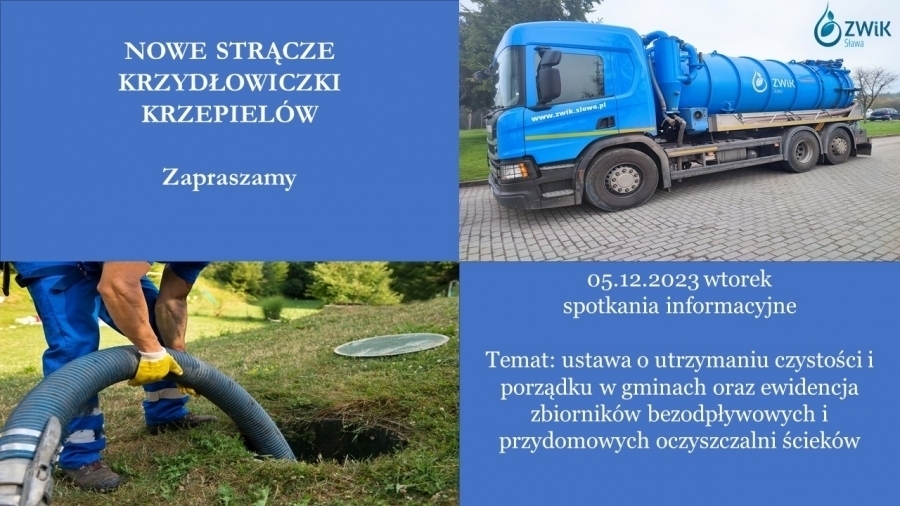 ZWiK odwiedzi Nowe Strącze Krzepielów i Krzydłowiczki - tematem ustawa o utrzymaniu czystości...