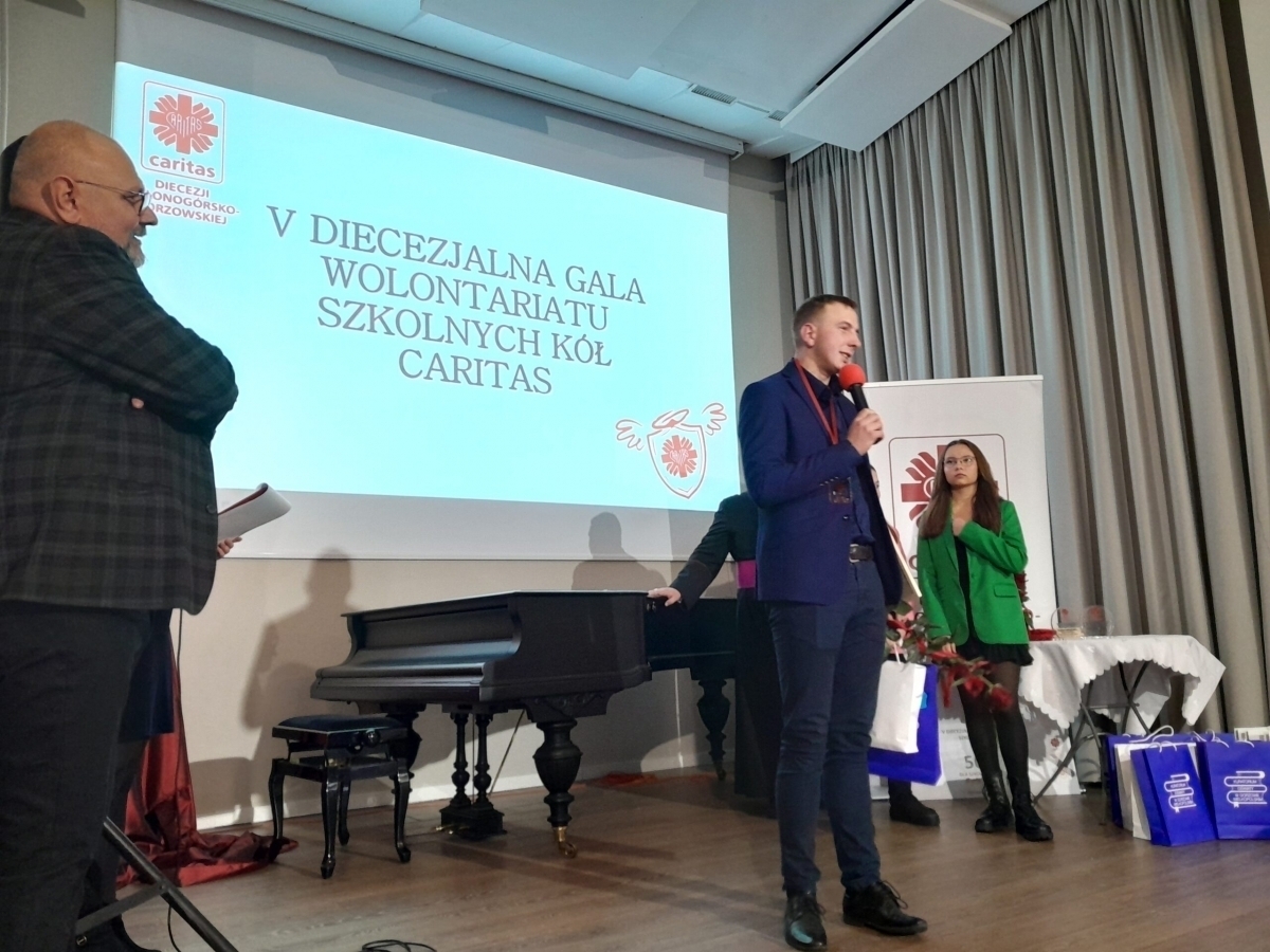 Kamil Grób z ZSP Sława został Wolontariuszem Roku