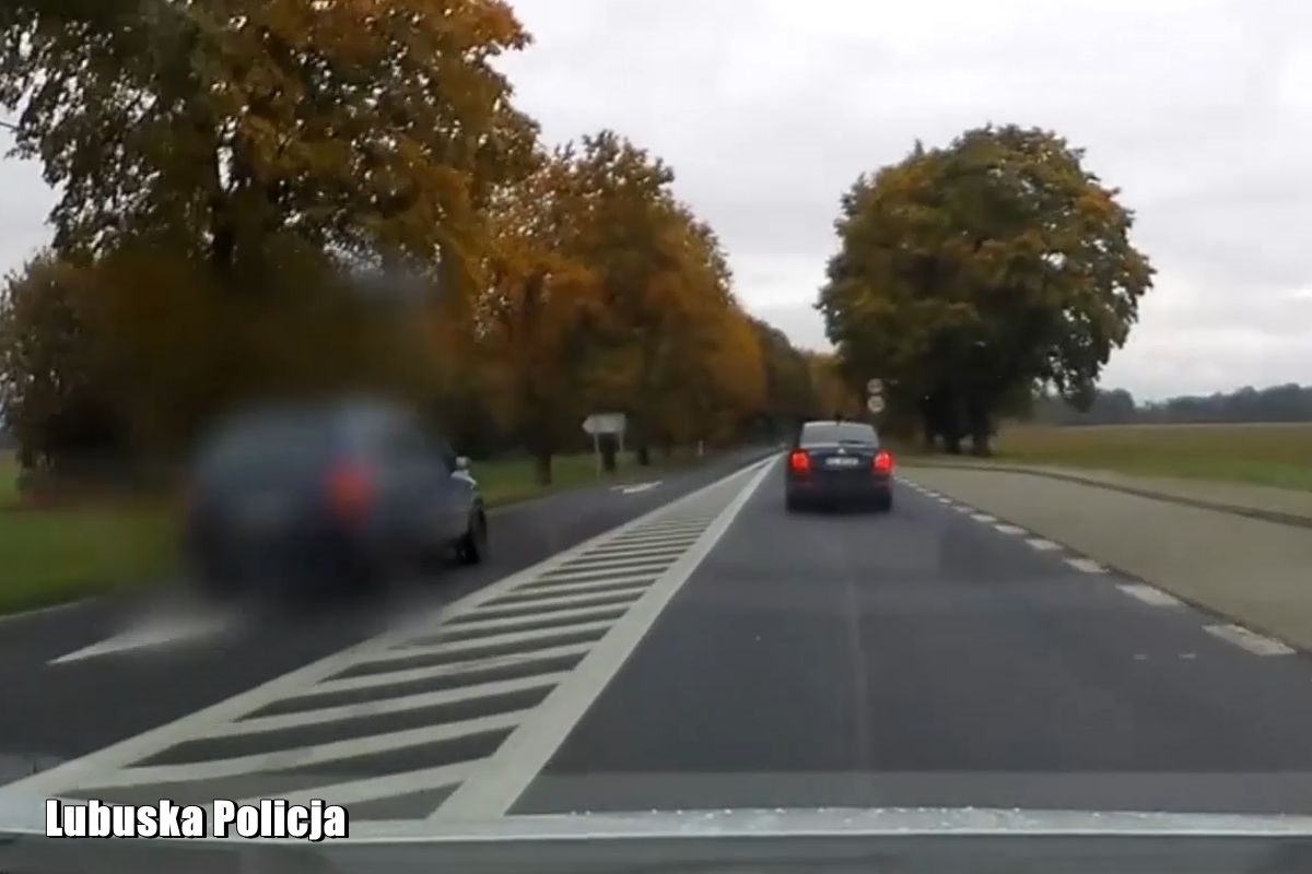 Szokujące nagrania z kamer samochodowych. Tak szarżująkierowcy w Lubuskiem VIDEO