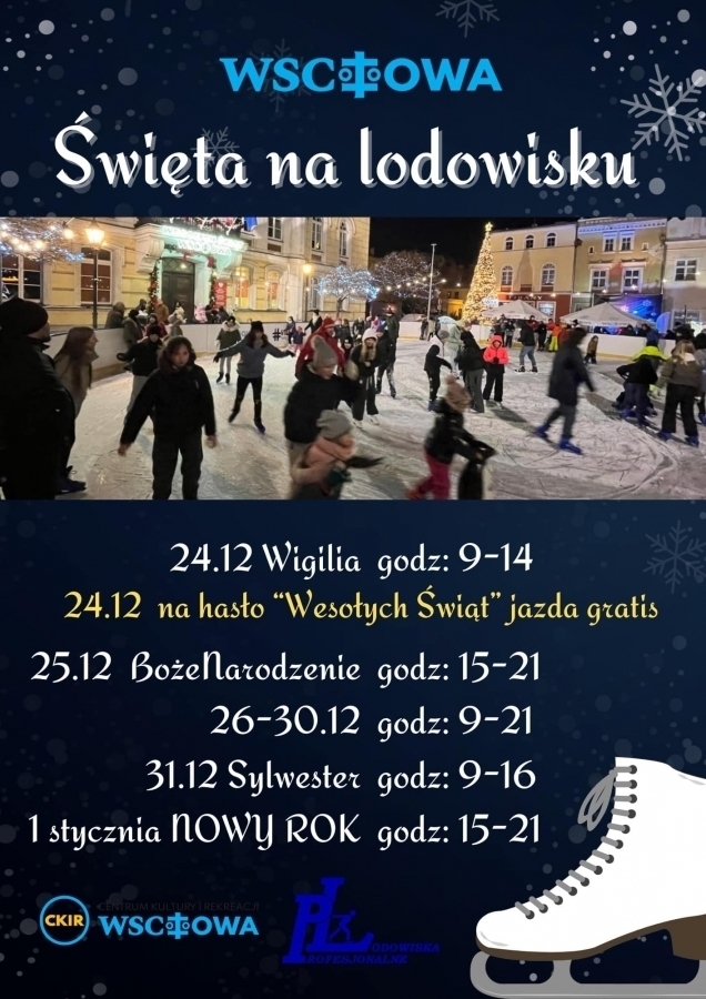 Odwiedź lodowisko we Wschowie. Burmistrz Antkowiak przygotował wyjątkowy prezent