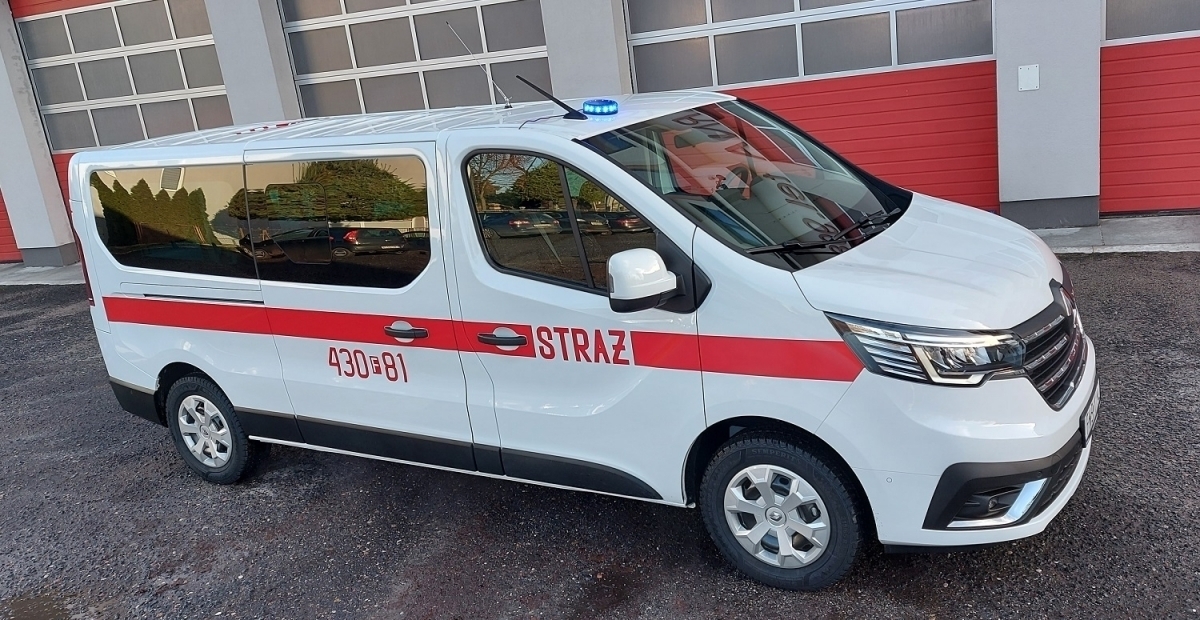 Renault Trafic trafił do KP PSP Wschowa. Posłuży zabezpieczaniu działań ratowniczo-gaśniczych