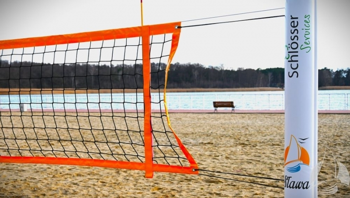 Sława: Na nowej plaży powstało boisko do siatkówki (FOTO)