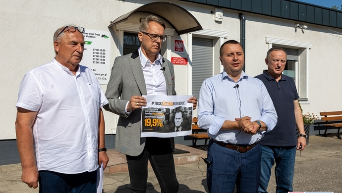 „Tusk znaczy bezrobocie” - Konferencja PiS we Wschowie (VIDEO)