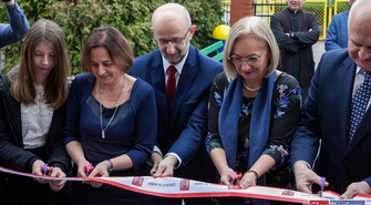 Uroczyste otwarcie Szkoły Podstawowej im. Franciszka Niewidziajły w Sławie 