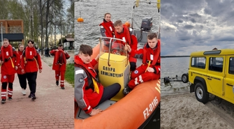 Dbają o bezpieczeństwo na Jeziorze Sławskim - WOPR Sława rozpoczął sezon (FOTO)