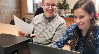 Rehabilitacja 25 Plus: Absolwenci SOSW zdobywają umięjętności komputerowe