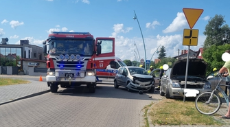 Wypadek, ewakuacja i wyciek gazu! (FOTO)