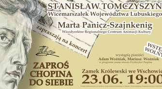 Koncert „Zaproś Chopina do siebie” - Muzyczne emocje na Zamku we Wschowie