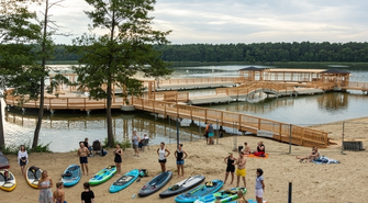 Wielkie otwarcie zespołu pomostów w Lginiu!