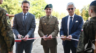 Strzelnica w Zespole Szkół Ponadpodstawowych w Sławie oficjalnie otwarta (FOTO)