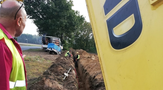 Rozpoczęcie budowy kanalizacji sanitarnej w Małych Drzewcach