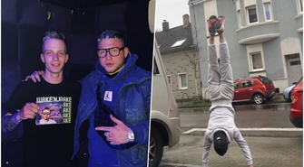 Mieszkaniec Szlichtyngowy stawał na rękach przez 247 dni. Cel był bardzo prosty