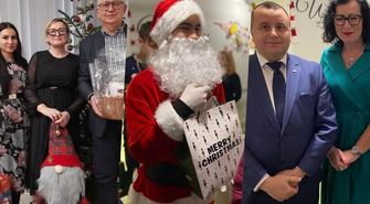 U Salezjanek, w ZOL'u i Stowarzyszeniu „Nasz Ośrodek”. A. Bielawski i W. Starosta ze świąteczną wizytą