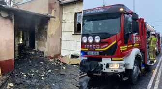 Tragedia w Wigilię. Pożar na ul. 55 Pułku Piechoty. Jedna osoba ranna