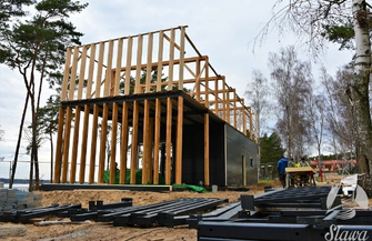 Nowe budynki gastronomiczne w Sławie nabierająkształtów FOTO