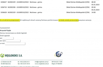 Biuro Prasowe UMiG Wschowa odpowiada na sprostowanie Węglokoksu