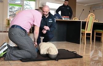 Defibrylator AED w sławskim Urzędzie Miejskim