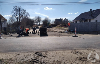 Zjazd na oczyszczalnięścieków w Krążkowie wyremontowany FOTO