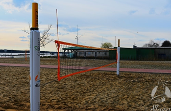 Sława Na nowej plaży powstało boisko do siatkówki FOTO
