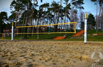 Sława Na nowej plaży powstało boisko do siatkówki FOTO