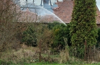 Pożar w Krzepielowie - strażacy opanowali jużsytuacjęFOTO