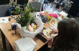 ZSP w Sławie zorganizowało konkurs na najpiękniejsze kosze wielkanocne