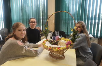 ZSP w Sławie zorganizowało konkurs na najpiękniejsze kosze wielkanocne