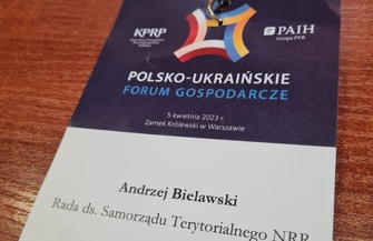 Starosta Wschowski na Polsko-Ukraińskim Forum Gospodarczym