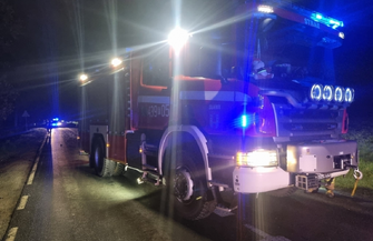 3 osoby poszkodowane - wypadek na trasie Sława - Stare Strącze FOTO