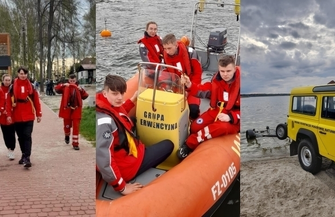 Dbająo bezpieczeństwo na Jeziorze Sławskim - WOPR Sława rozpocząłsezon FOTO