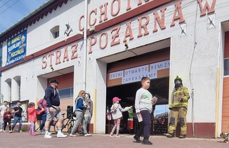 OSP Sława otworzyło remizędla zwiedzających