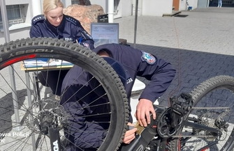 Znakowanie rowerów przez policję w Sławie i Wschowie zbliża siękolejna akcja