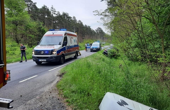 Lubogoszcz - Lubiatów. Zderzenie trzech pojazdów - jedna osoba w szpitalu FOTO