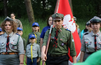 Harcerze zorganizowali biwak z okazji Święta Hufca ZHP Wschowa FOTO